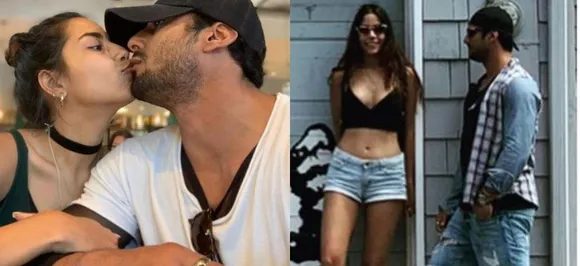 â€‹â€‹Prateik Babbar shares intimate kiss with wife Sanya Sagar on their US vacation 