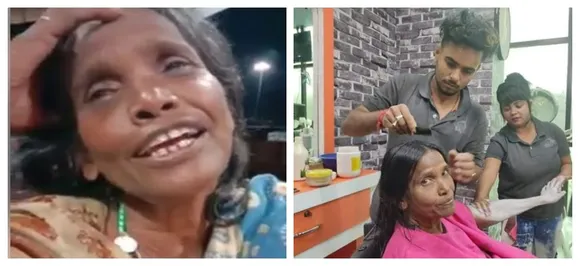 Woman who went viral with Lata Mangeshkarâ€™s â€˜Ek Pyar Ka Nagma Haiâ€™ gets a makeover she deserves, VIEW pics