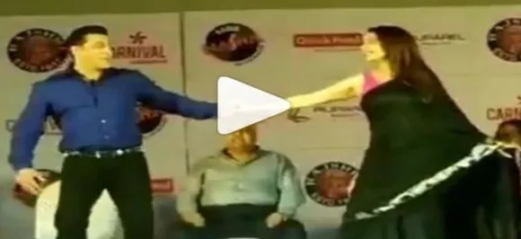 WATCH: Salman Khan and Madhuri Dixit turn Prem-Nisha as they dance to Pehla Pyar from Hum Apke Hai Koun