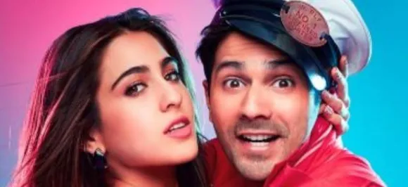 Coolie No.1 Posters: Varun Dhawan and Sara Ali Khanâ€™s perfect jodi will leave you excited for the film 