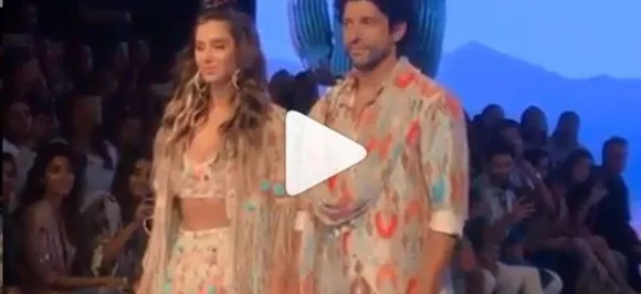 Lakme Fashion Week 2019: Farhan Akhtar and Shibani Dandekar's ramp PDA as Payal Singhal's showstoppers is unmissable!