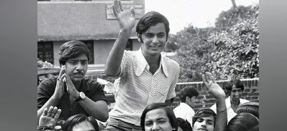 In Pics: When Arun Jaitley became president of Delhi University Students' Union