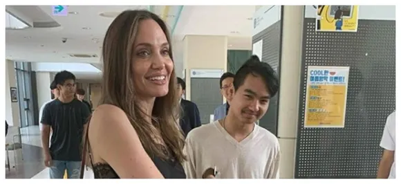 Angelina Jolie nearly breaks down as she drops off son Maddox to college in South Korea, WATCH 