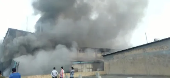 Massive Fire Breaks Out In Surat Mill, 18 Fire Tenders On Spot 