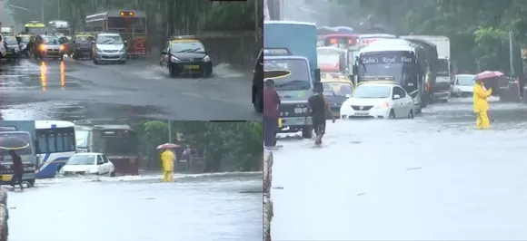 Heavy Rainfall Lashes Mumbai: Waterlogging, Late Local Trains Disrupt Mumbaikarsâ€™ Daily Schedule 