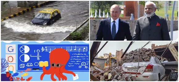 News Nation Morning Wrap: From PM Modi's Russia Visit To Mumbai Rains- Big Stories Of Day