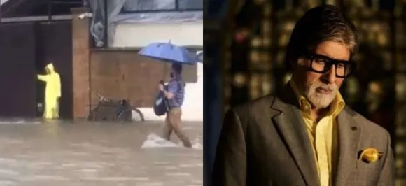 WATCH: Amitabh Bachchanâ€™s Residence Prateeksha Waterlogged After Mumbai Rains