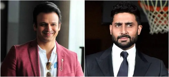 VIDEO: Abhishek Bachchan and Vivek Oberoi Hug It Out At PV Sindhuâ€™s Felicitation Ceremony 