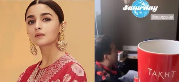 Alia Bhatt Gears Up For 'Takht' With Karan Johar, Shares On Instagram