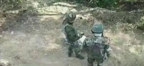 WATCH: Indian Army Destroys 120 mm Live Mortar Shell Near Balakote Village In J-K's Poonch