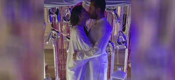Kareena Kapoor Khan And Hubby Saif Ali Khan Kickstart Beboâ€™s Birthday Celebration With A Perfect Kiss