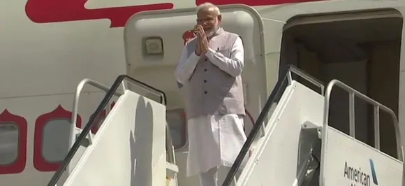 Prime Minister Narendra Modi Reaches Houston Ahead Of Mega Event At NRG Stadium