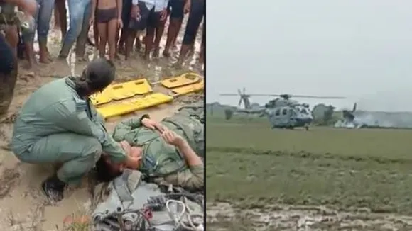 Madhya Pradesh: MiG 21 Trainer aircraft crashes in Gwalior, both pilots manage to eject safely