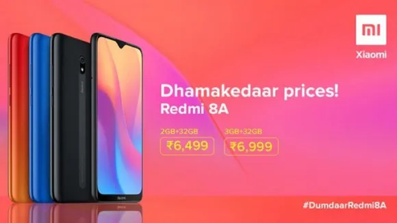 Xiaomi Redmi 8A Sale Goes Live: Check Its Prices, Features And More 