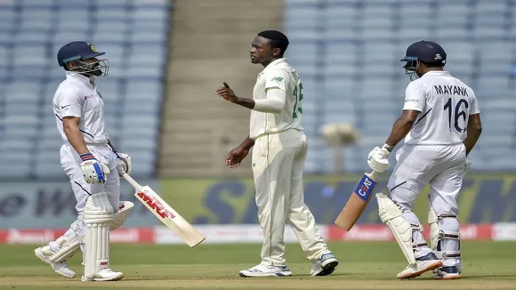 Watch - Kagiso Rabada And Quinton De Kock Involved In Ugly On-Field Spat In Pune Test Vs India