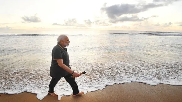 PM Modi Tweets About Stick-Like Object He Was Holding While Plogging At Mamallapuram Beach