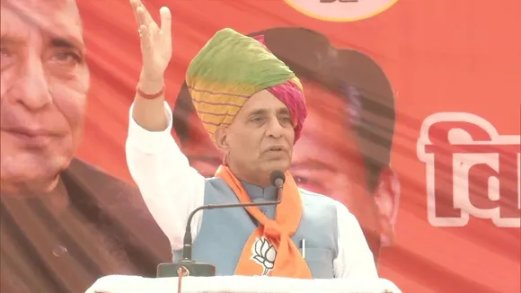 Rajnath Singh Accuses Congress Of Internationalising Jammu And Kashmir Issue