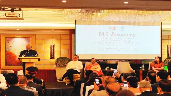 President Kovind Interacts With Parents Of Infants In Philippines Who Underwent Liver Transplant In India