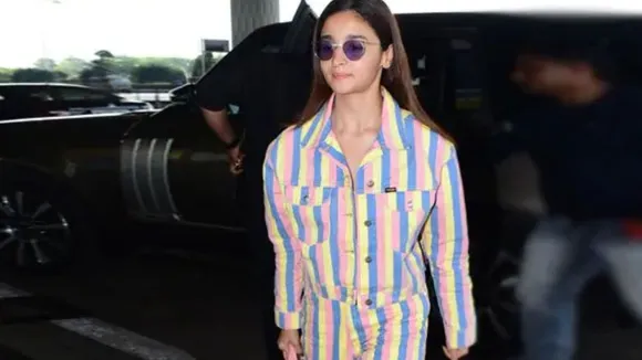 Alia Bhatt Pairs Candy Striped Outfit With Pink Tote Bag Worth Rs 2.9 Lakh