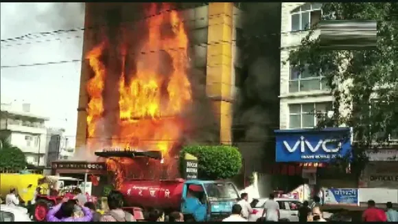 Fire Breaks Out At Hotel In Madhya Pradesh's Indore, No Casualties Reported 