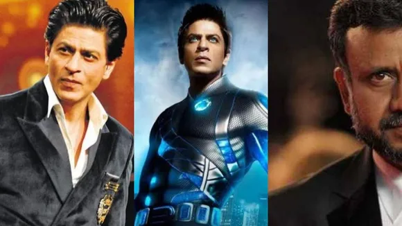 Shah Rukh Khan, Filmmaker Anubhav Sinha â€˜Raise A Toastâ€™ To Ra.One Completing Eight Years