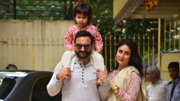 Taimur Ali Khan Screams â€˜Noâ€™ At Paparazzi As He Steps Out To Celebrate Diwali With Mom Kareena 
