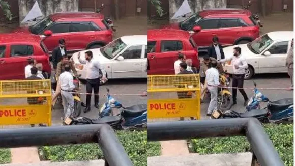 Watch: After Weekend Brawl In Tis Hazari, Cop Thrashed In Saket Court In Delhi