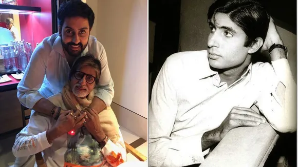 We Now Await The Next 50; Abhishek Bachchan Has The Heartiest Wish As 'Pa' Amitabh Turns 50 As Actor