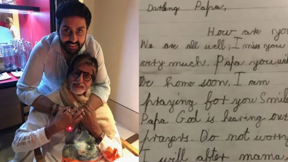 Amitabh Bachchan Shares Letter Written By Abhishek As A Kid And Fans Praise His Handwriting!
