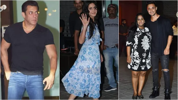 Salman Khan, Katrina Kaif And Others Make A Stylish Appearance At Arpita Khan-Aayush Sharma's Anniversary Bash