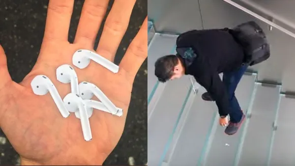 Art Director Pranks People With Life-Sized AirPod Stickers Planted All Over City; Watch Video