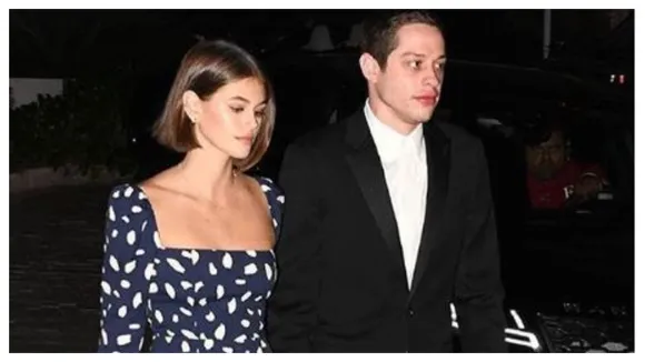 Pete Davidson Shoos Off Paparazzi With Water Gun As He Engages In PDA With Kaia Gerber