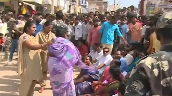 In Hyderabad, Locals Hit The Streets Over Rape Of Doctor, Throw Chappals At Cops