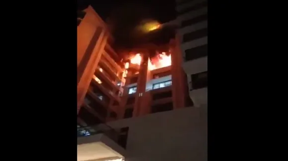 Mumbai: Massive Fire Breaks Out At High-Rise Building In Vile Parle, No Casualties