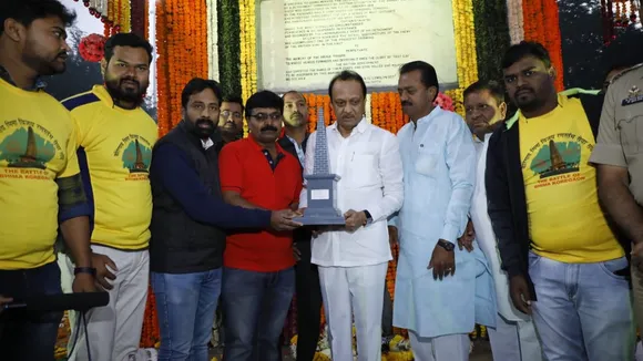Ajit Pawar Pays Tributes At Koregaon Bhima War Memorial