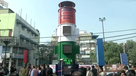Delhi Gets First Giant Air Purifier At Lajpat Nagar, Can Treat 6 Lakh Cubic Metres Of Air Per Day