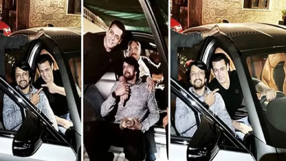 Salman Khan Gifts Sudeep Kichcha A BMW M5 Post 'Dabangg 3' Success, See Pic