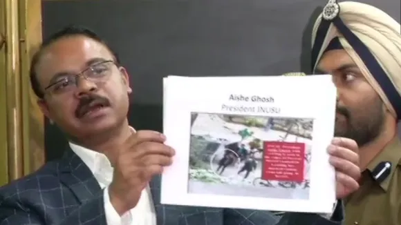 JNU Violence: Police Release Images Of Suspects, Name 9 Including JNUSU President Aishe Ghosh