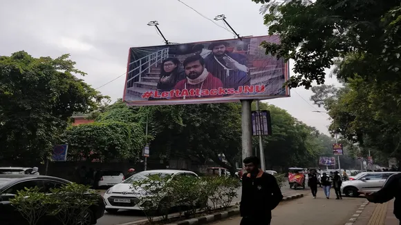 JNU Violence: ABVP-Led DUSU Puts Up Posters On North Campus Blaming Left 