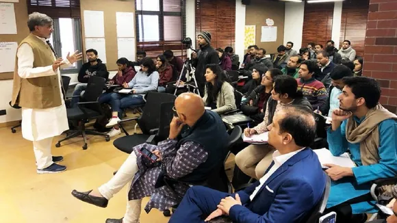 Nobel Peace Prize Recipient Kailash Satyarthi Interacts With Public Policy Scholars