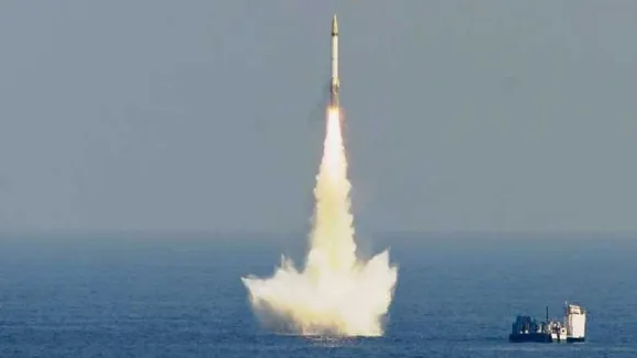 India Successfully Test-Fires Nuclear-Capable K-4 Submarine-Launched Missile Off Andhra Coast