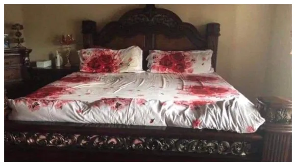 Jason Voorhees' Bed? Man Tries To Romance Using Sheet That Looks More Like A Crime Scene 