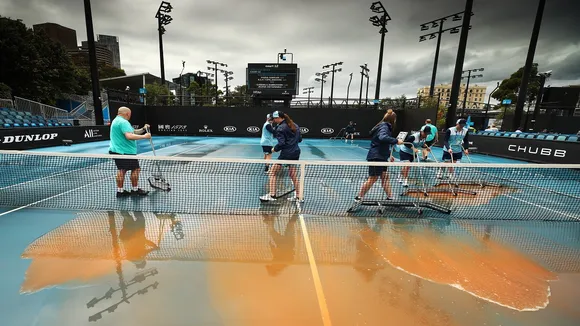 After Bushfire Smog, Australian Open Tennis Tournament Delayed By Mud