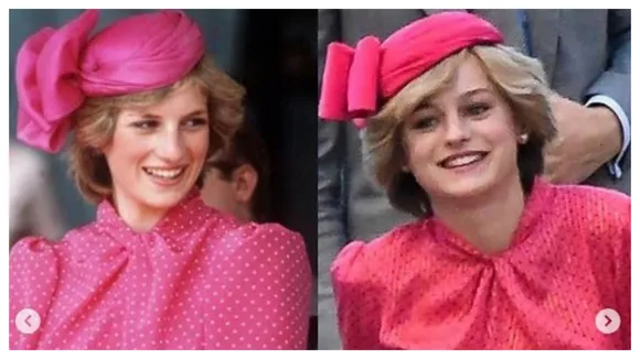 Emma Corrin Looks The Spitting Image Of Princess Diana In â€˜The Crownâ€™ Season 4 Shoot