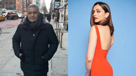 Rishi Kapoor and Deepika Padukone