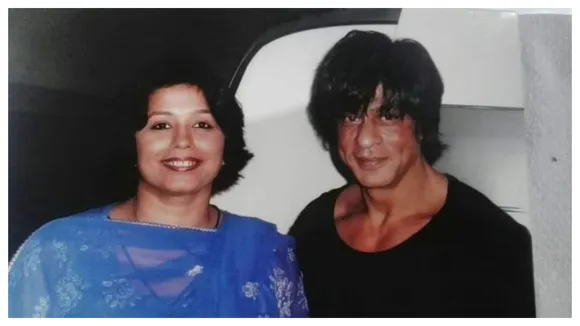 Shah Rukh Khan With Cousin Noor Jehan