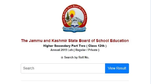 JKBOSE Class 12 Leh Division Result 2019