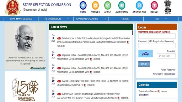 SSC SI And ASI 2018 Paper 2 Cut Off