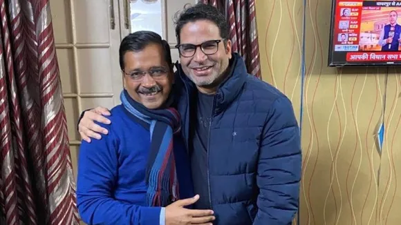 Arvind Kejriwal and Prashant Kishor