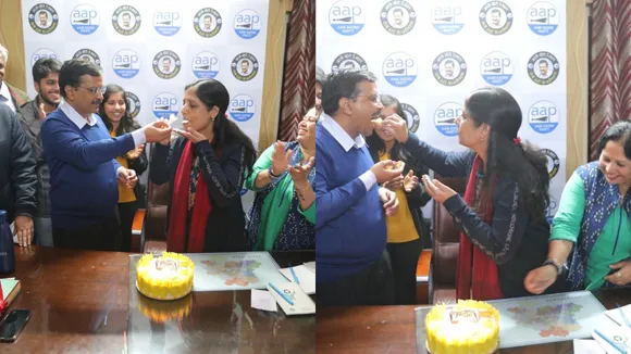 Arvind And Sunita Kejriwal